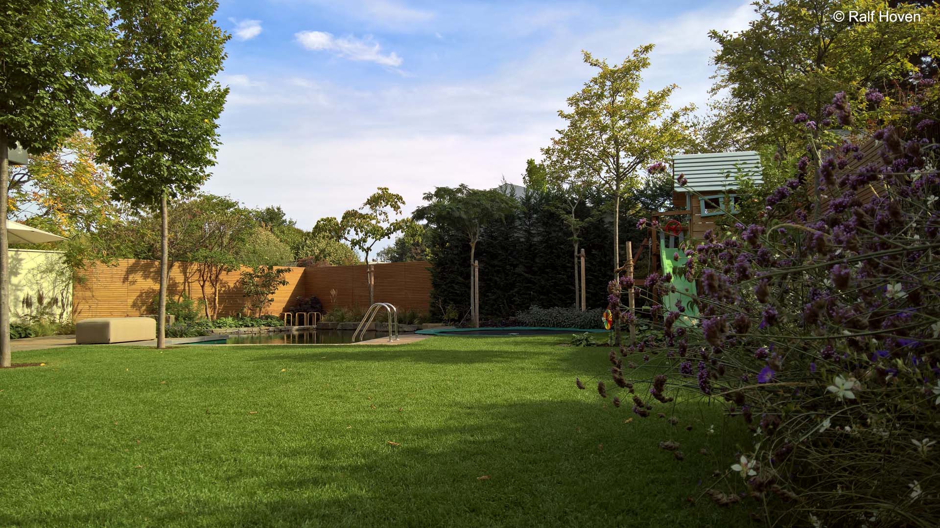 Gartengestaltung Frechen, Staudenbeete, Sichtschutz, modern