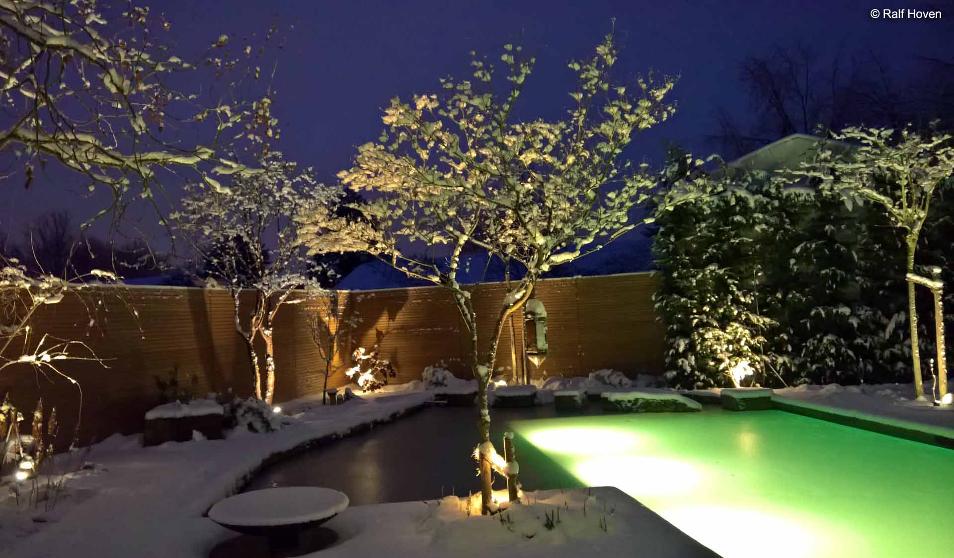 Gartengestaltung Frechen, Licht, modern