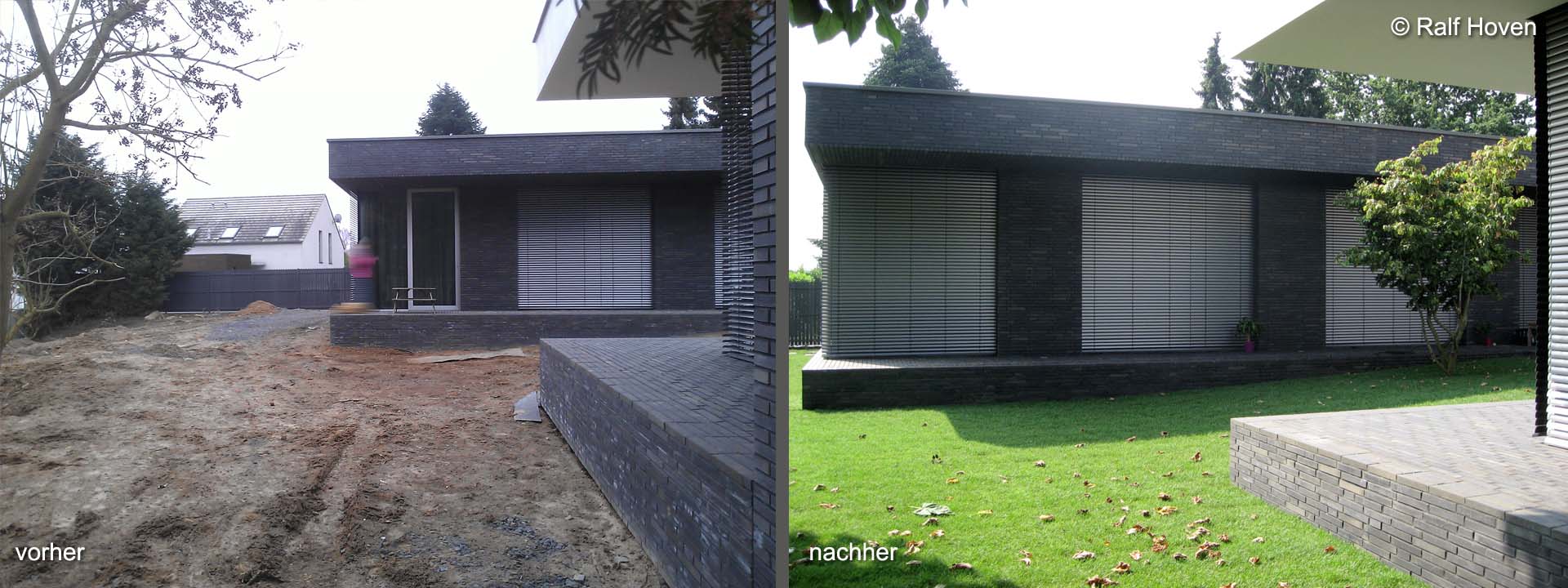 Gartengestaltung Pulheim, gro&szlig;z&uuml;gig, modern