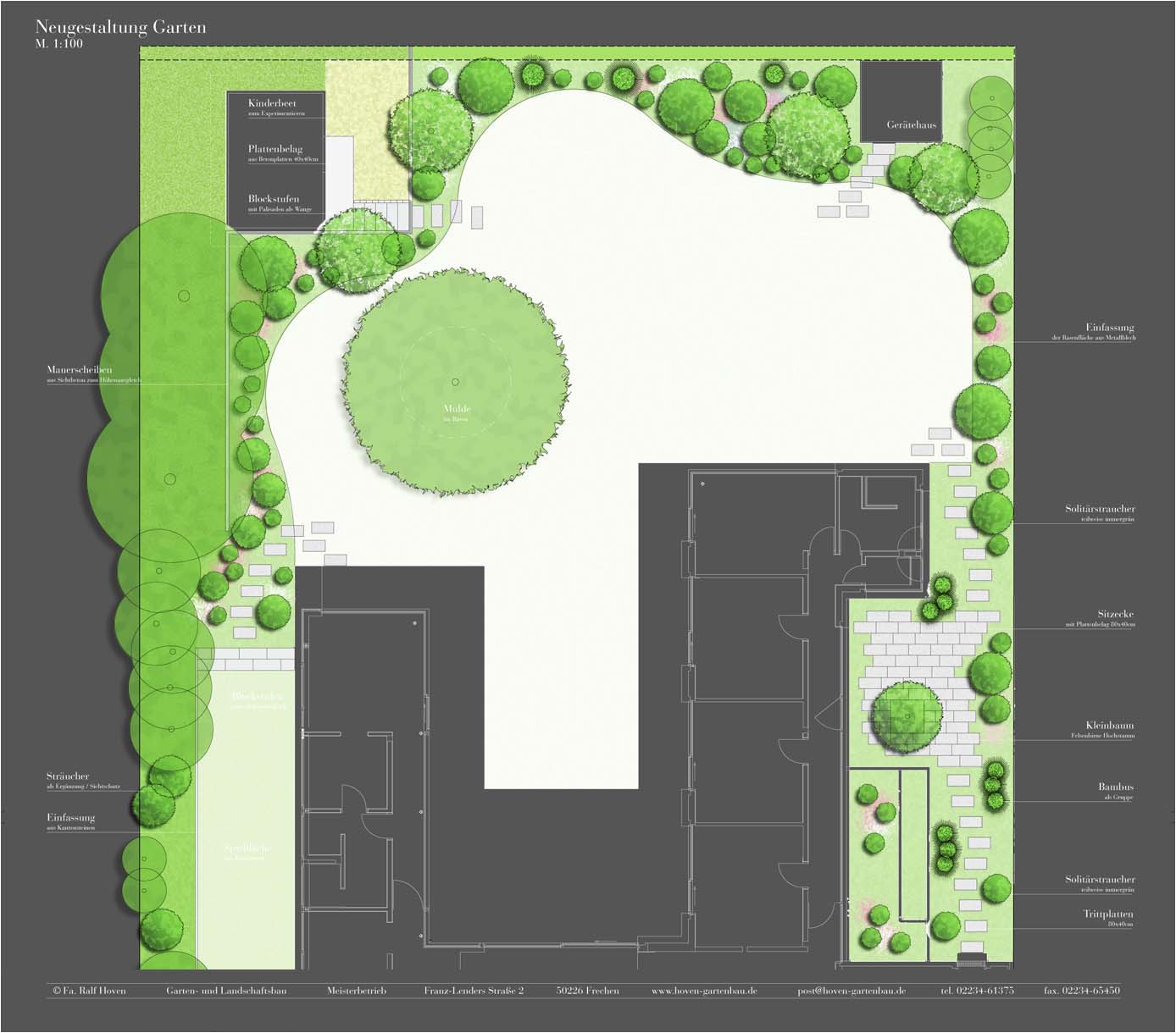 Gartengestaltung Pulheim, gro&szlig;z&uuml;gig, modern