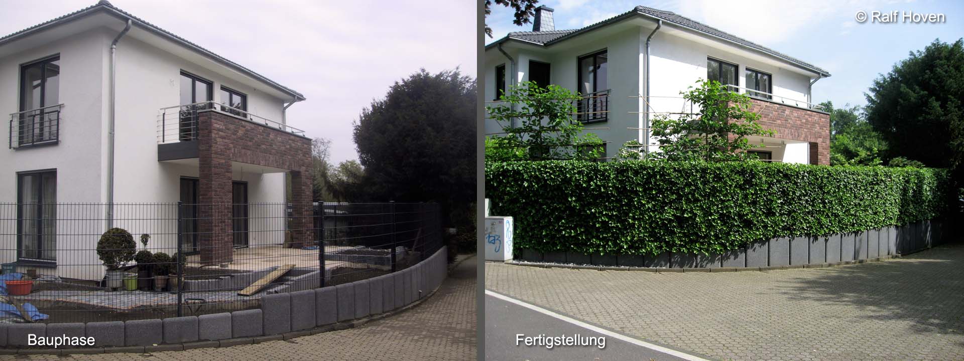 Gartengestaltung Frechen K&ouml;nigsdorf, Wasserbecken, Staudenbeete, modern