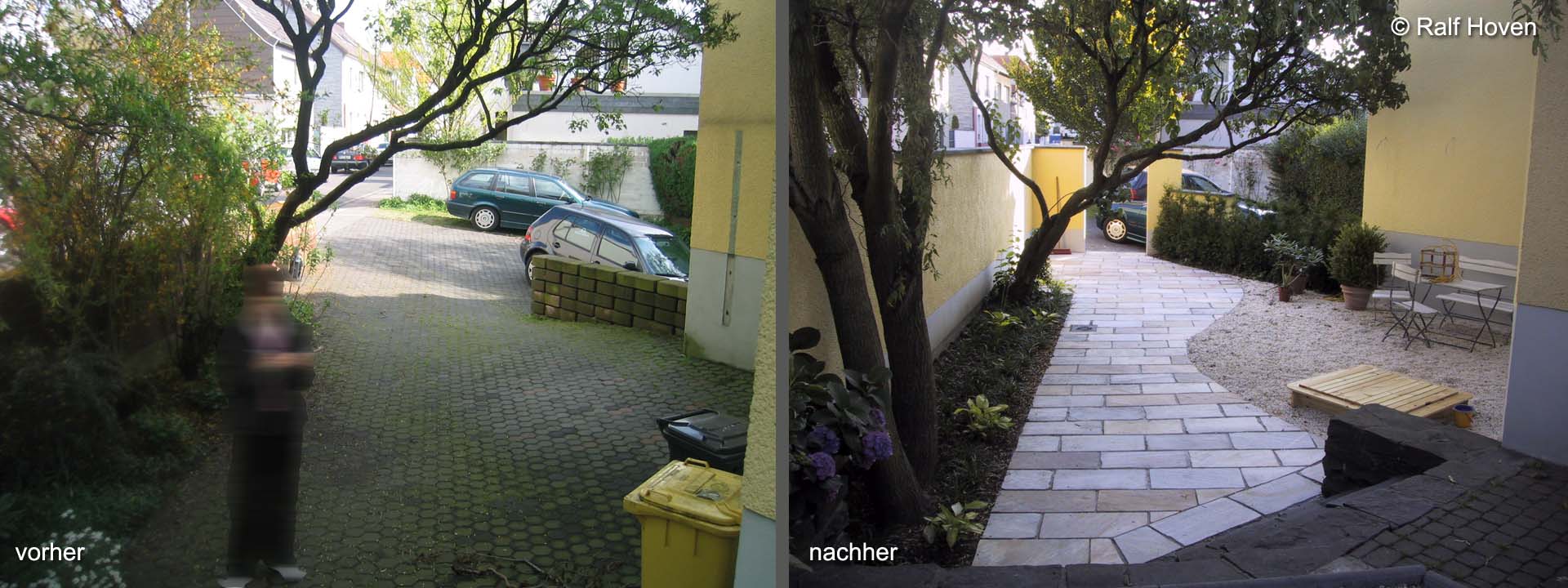 Gartenplanung K&ouml;ln, Aufwertung, Innenhof