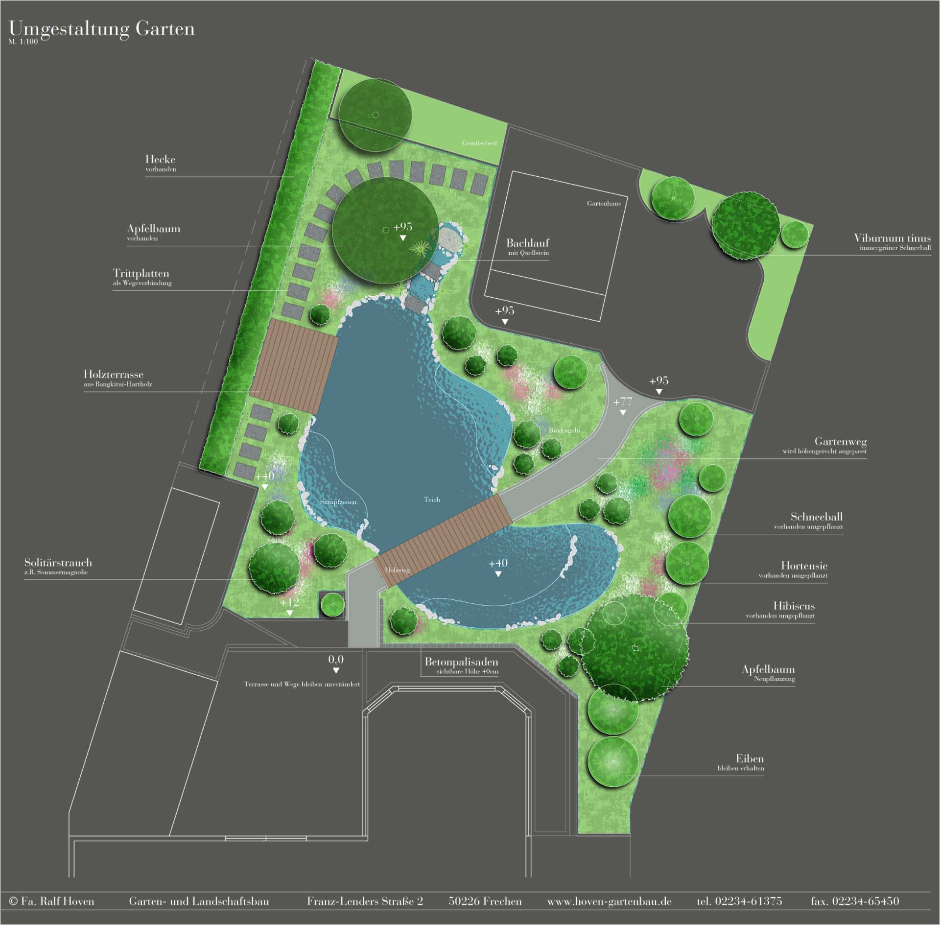 Gartengestaltung Pulheim, gro&szlig;z&uuml;gig, modern