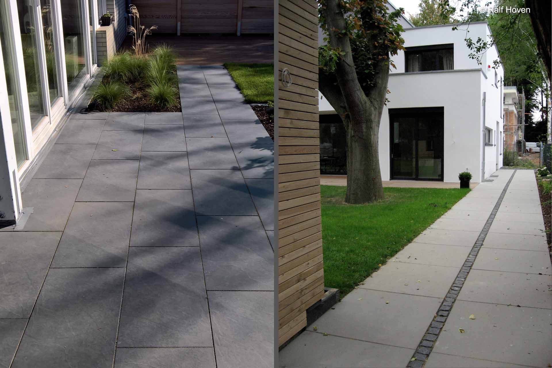 Gartengestaltung in K&ouml;ln Wege Terrassen Betonstein Kann