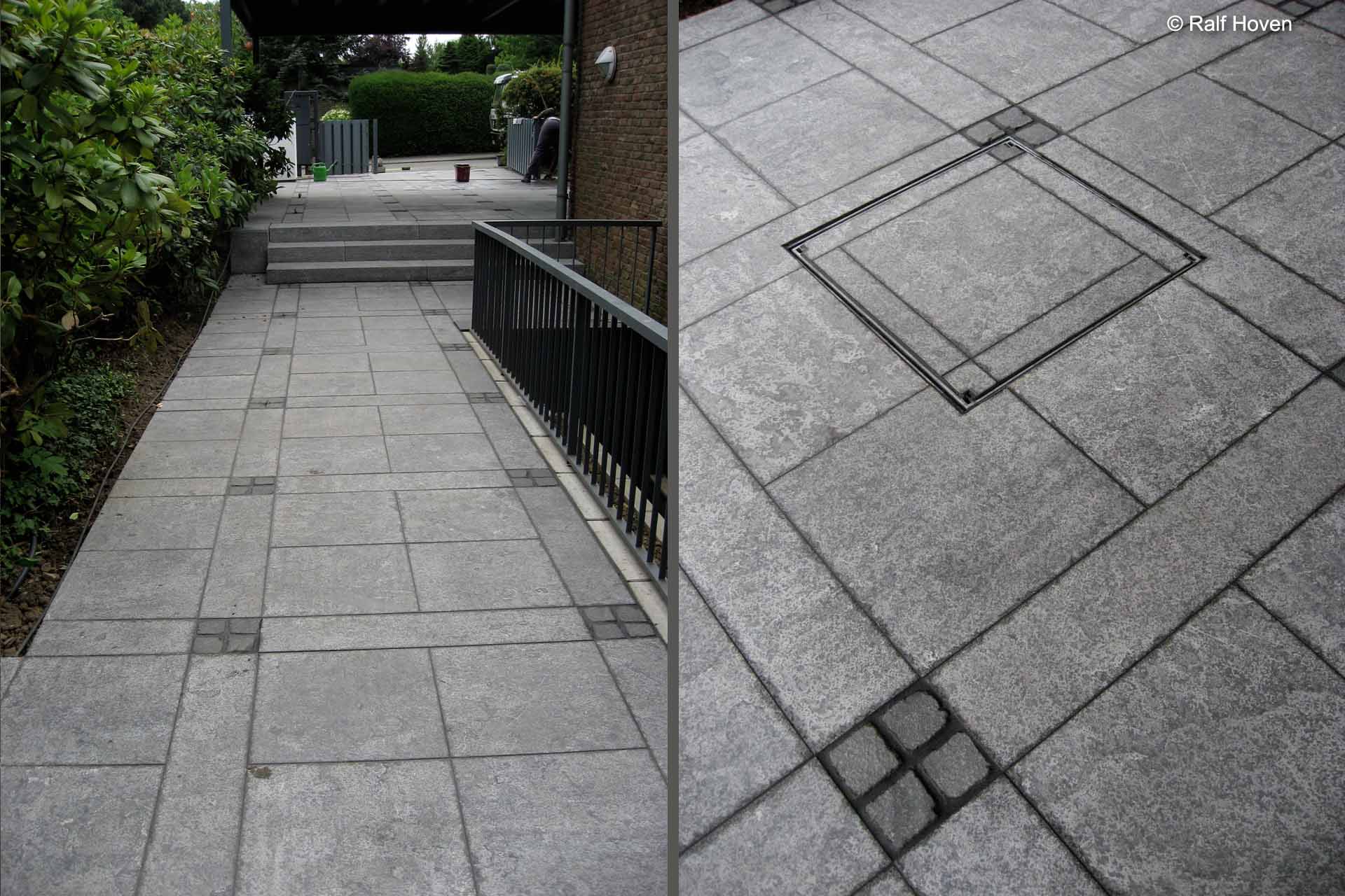 Gartengestaltung in K&ouml;ln Wege Terrrassen Naturstein Kalkstein