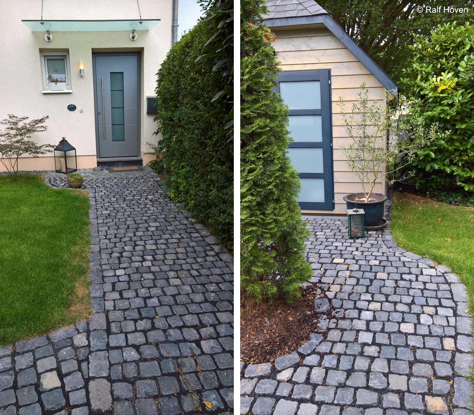 Gartengestaltung in Köln, Wege, Terrrassen, Naturstein