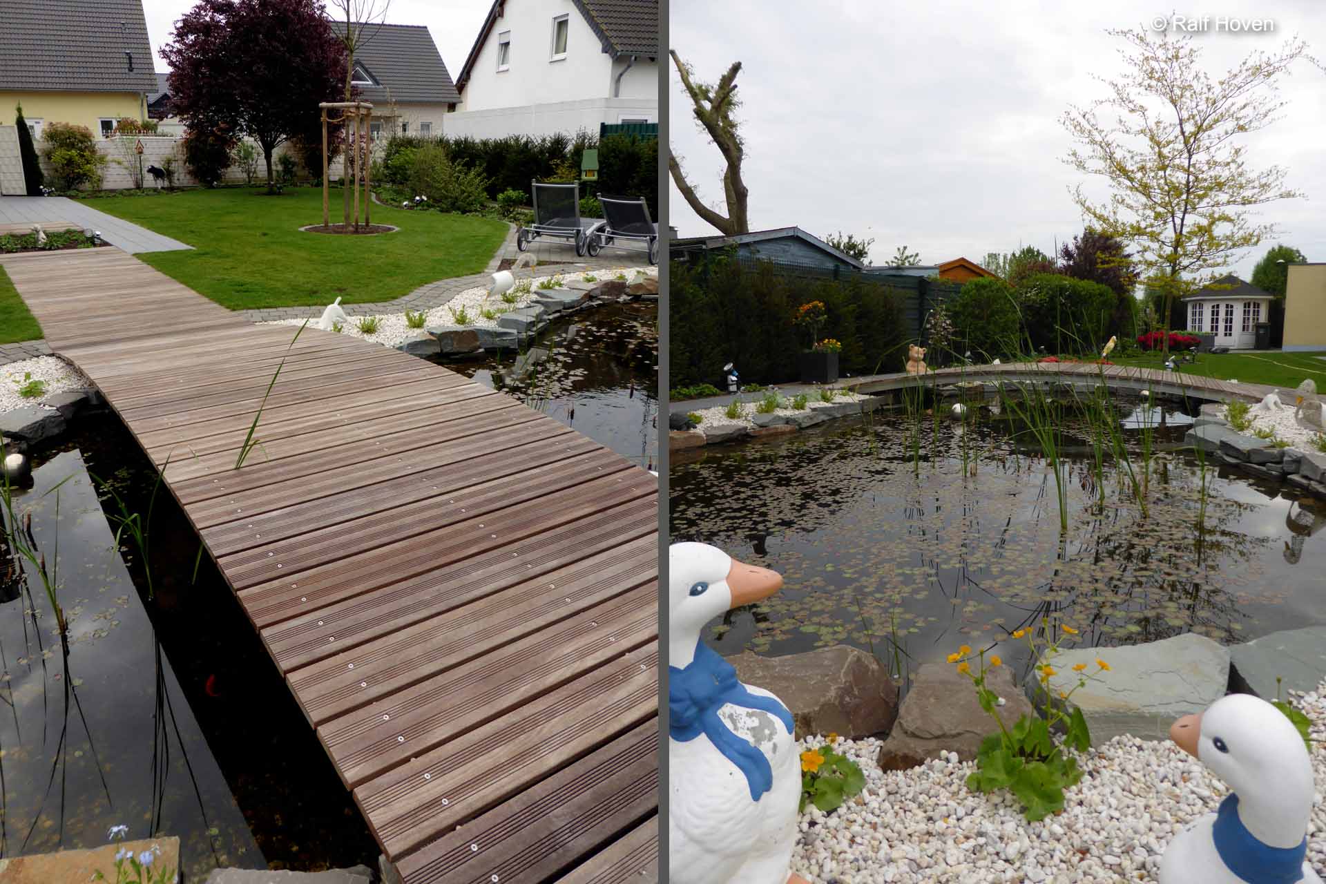 Gartengestaltung in Frechen, Schwimmteich